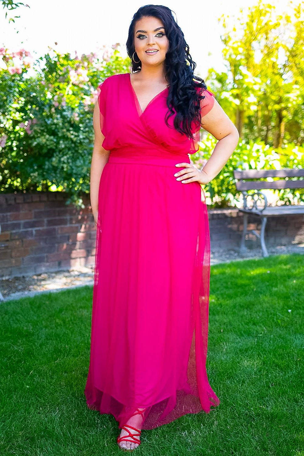 Plus size dress model 183282